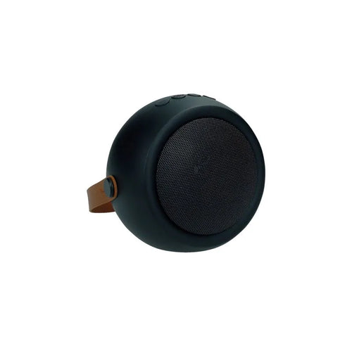 Altavoz Bluetooth negro con micrófono de Brandani Gift Group.