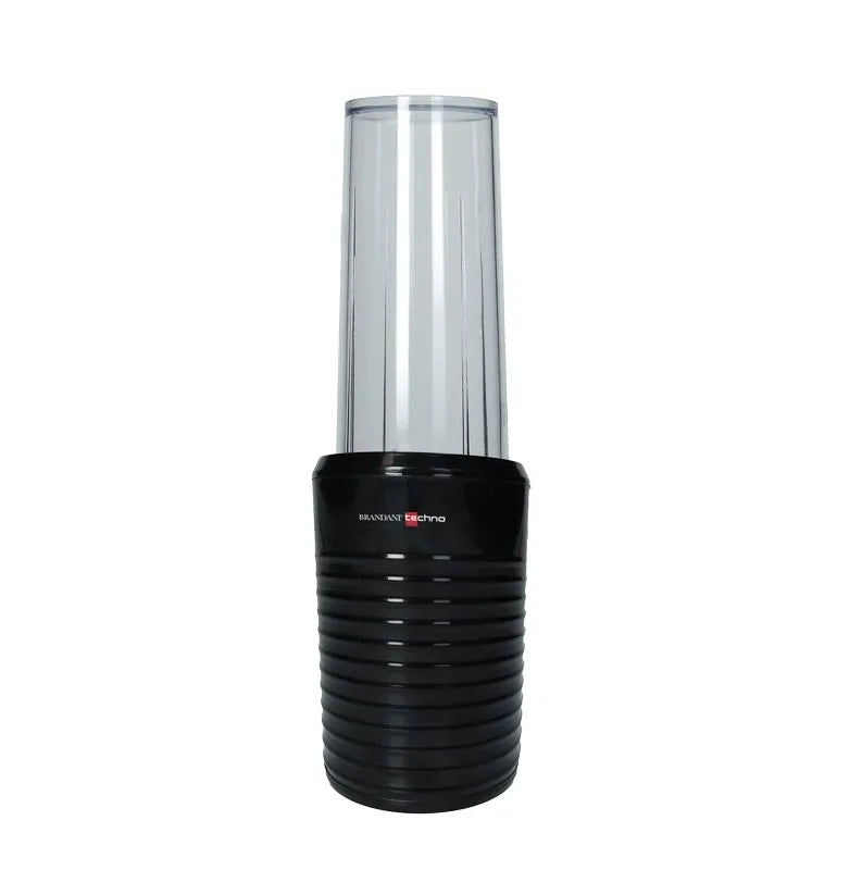 Batidora de smoothies Electra Brandani Gift Group en color blanco, con detalles plateados y tapa transparente.