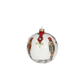 Bola de Navidad de 12 cm, colección Schiacianoci, pintada a mano con diseño italiano.