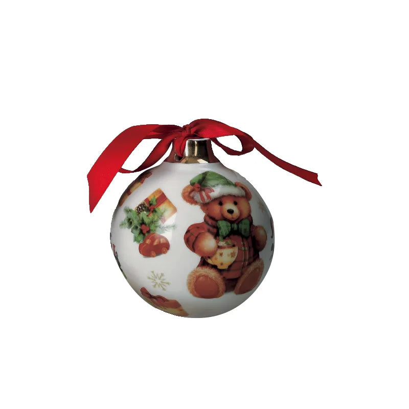Bola de Navidad Coccole de Brandani, con un diseño elegante y acabado cuidado, ideal para la decoración navideña.