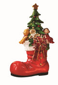 Árbol de Navidad decorativo con luces LED, de Brandani Gift Group, con dimensiones 62 x 36 x 92 cm.