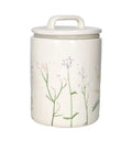Bote de cocina Brandani colección Risveglio, circular con tapa, dimensiones 12 cm de diámetro por 18,5 cm de altura.