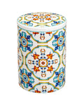 Bote Medicis de Brandani en New Bone China, con dimensiones de 10 x 13,5 cm, presentado de forma individual.
