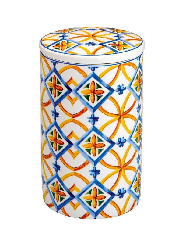 Bote Medicis de Brandani en New Bone China, con dimensiones de 10 x 16 cm, diseño italiano.