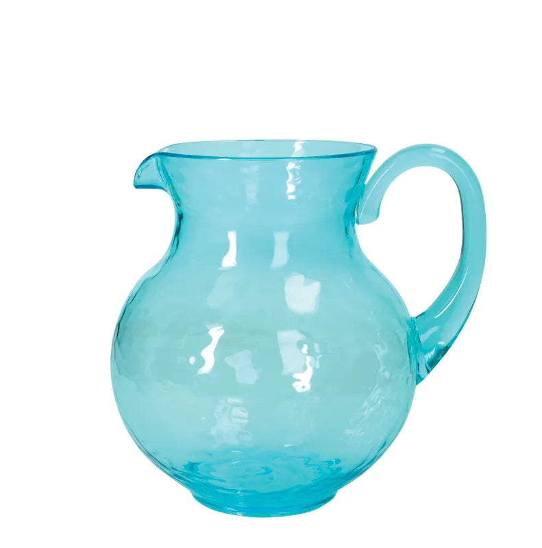 Botella Enjoy de Brandani Gift Group en color turquesa, vista frontal.