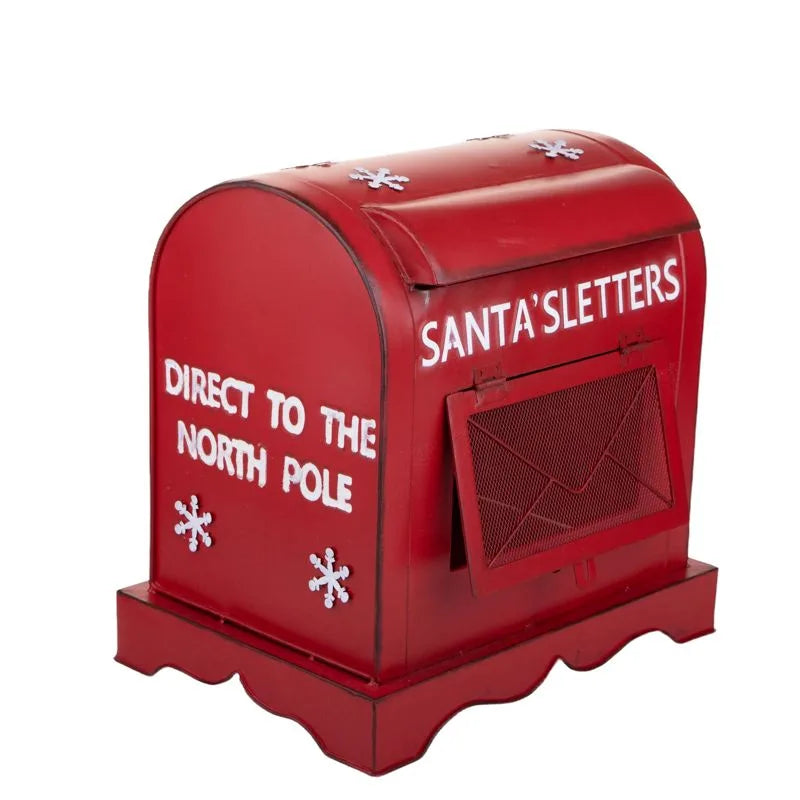 Buzón decorativo navideño 'Papa Noel' de Brandani Gift Group, con diseño italiano y detalles festivos.