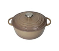 Cocotte de hierro fundido esmaltado de 3 litros en color topo (tortora).