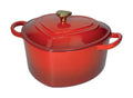 Cacerola de 4 litros con forma de corazón, ideal para cocina.