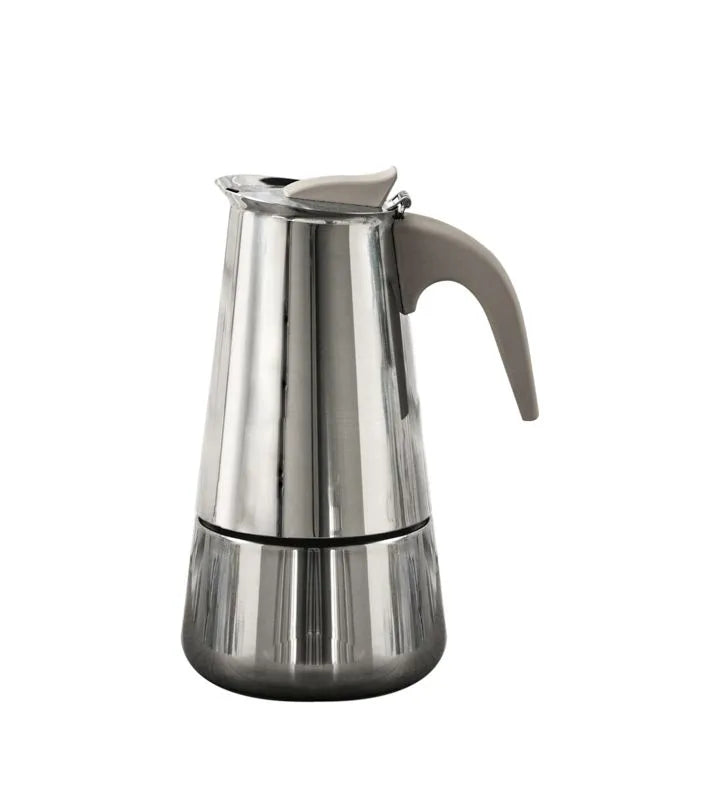 Cafetera Induccion 4 Tazas Inox Mango Suave — Brandani Gift Group