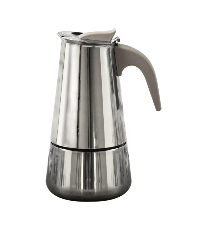Cafetera Induccion 6 Tazas Inox Mango Suave — Brandani Gift Group