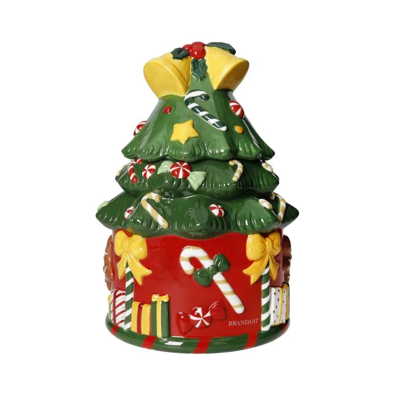 Caja de regalo 'Sotto L'Albero' con diseño navideño de Brandani Gift Group.