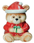 Caja decorativa con forma de osito Teddy, de Brandani Gift Group, sobre fondo blanco.