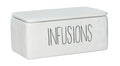 Caja porta infusiones Brandani de la colección Fusion, fabricada en Italia.