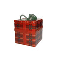 Caja decorativa Tartán de 12 cm de la colección Natale.