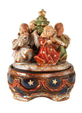 Carrillón de Cuna Cántico Nacimiento, una pieza decorativa navideña de Brandani con diseño italiano.