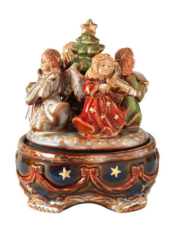 Carrillón de Cuna Cántico Nacimiento, una pieza decorativa navideña de Brandani con diseño italiano.
