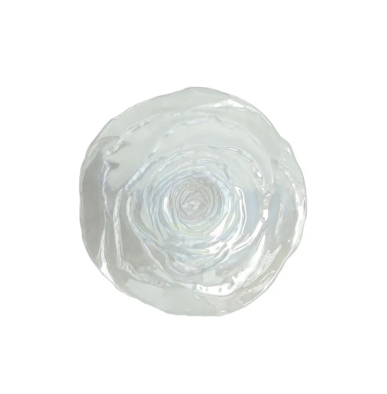 Centro de mesa Anemone de 21 cm con acabado nacarado, diseño italiano.