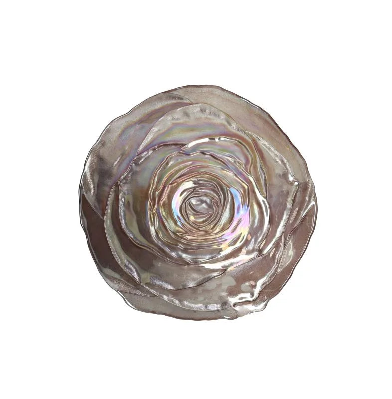 Centro de mesa decorativo Anemone en color rosa, con un diámetro de 21 cm.