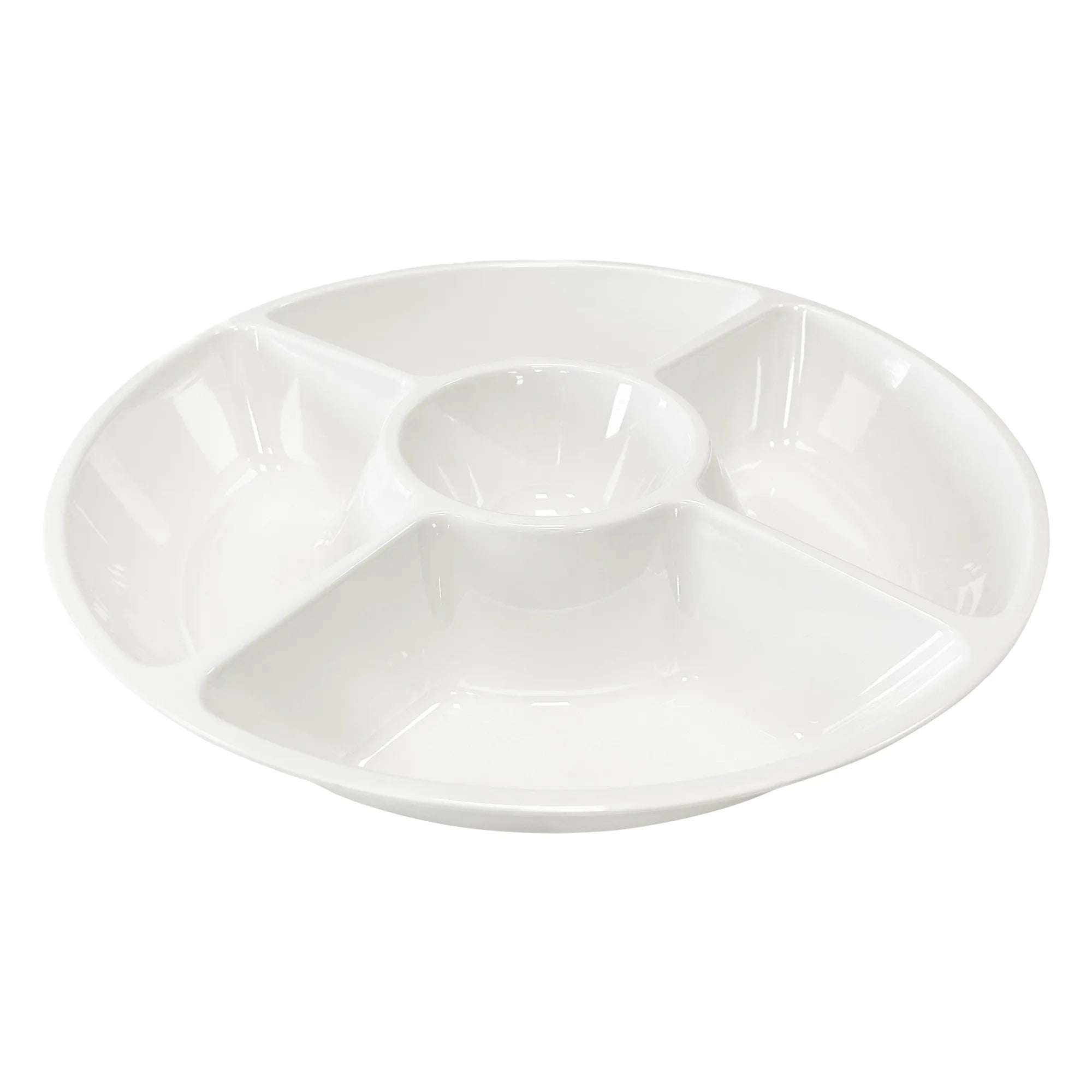 Centro de mesa Evergreen de melamina con diseño inspirado en la naturaleza, diámetro de 40 cm.
