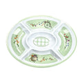 Centro de mesa Wonderland de melamina con dimensiones 33 x 25 x 3,5 cm.