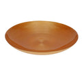 Centro de mesa Ares de Brandani en color ocre, con un diámetro de 40 cm, presentado sobre una superficie neutra.