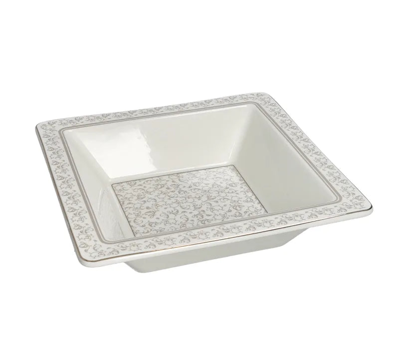 Centro de mesa cuadrado Riccioli Di Fata de Brandani Gift Group, con diseño italiano.