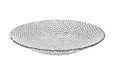 Centro de mesa decorativo transparente 'Drop' de Brandani con un diámetro de 21 cm.