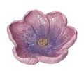 Centro de mesa Flora en resina de color rosa, diseño italiano.