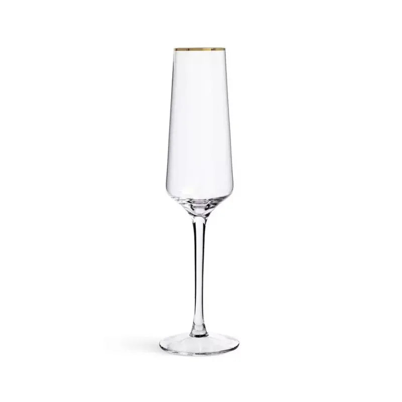 Copa Flauta Gold Brandani con acabado dorado, presentada sobre fondo neutro.