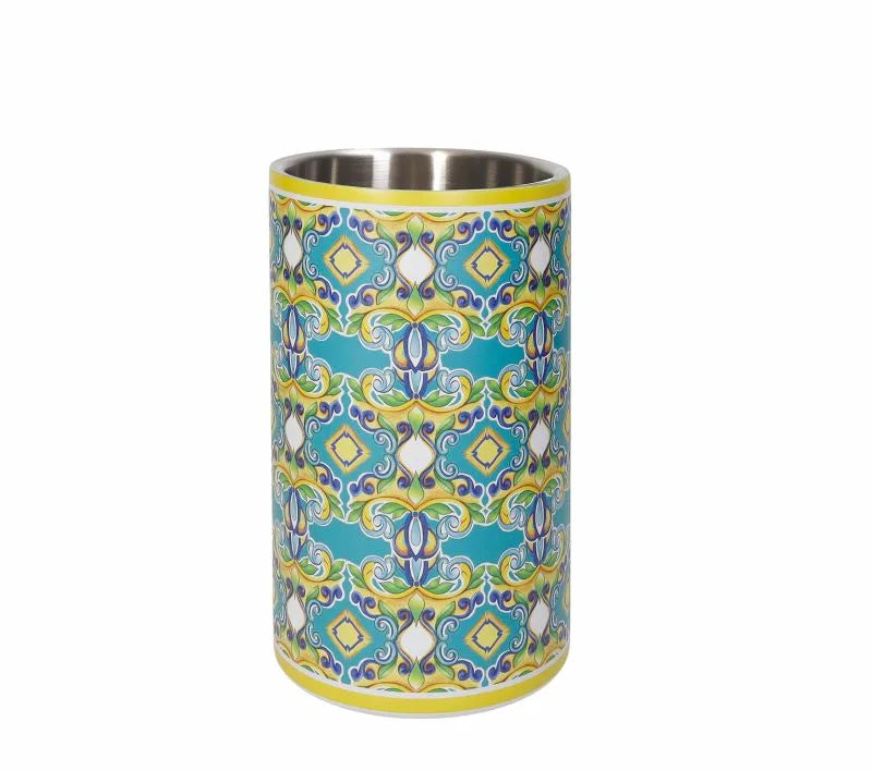Cubitera Citris de Brandani con borde amarillo, vista frontal.