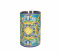 Cubitera Citris de Brandani Gift Group con borde azul, vista frontal.
