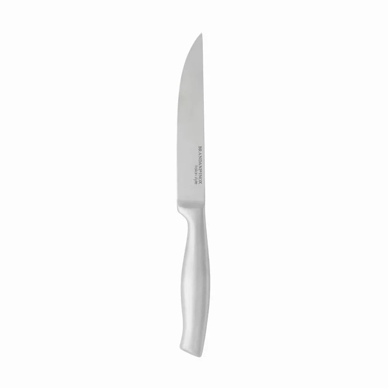 Packshot de un set de 6 cuchillos de bistec Brandani Gift Group en acero inoxidable.