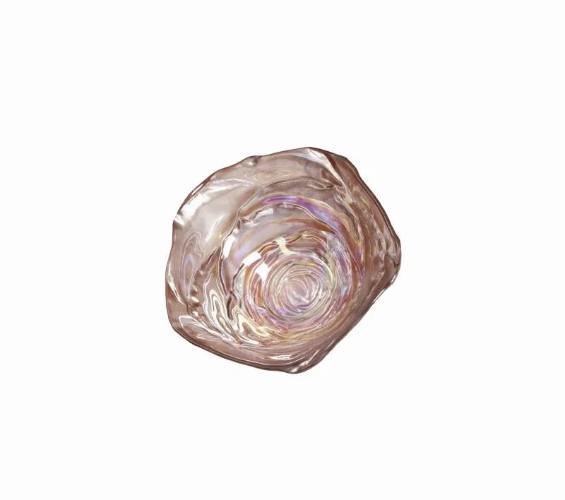CUENCO ANEMONA ROSADO, un cuenco o bandeja decorativa de color rosado con diseño inspirado en anémonas.