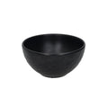 Cuenco de melamina negro de 14.5 cm de diámetro de la colección Black Eclipse.