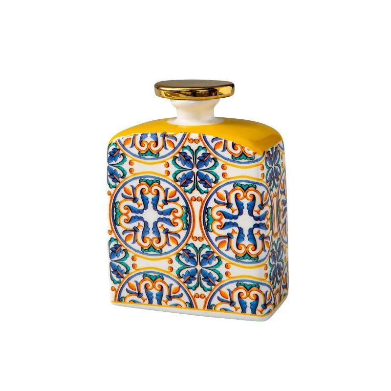 Difusor de fragancia Medicea Rosa de Brandani Gift Group con tapa floral.