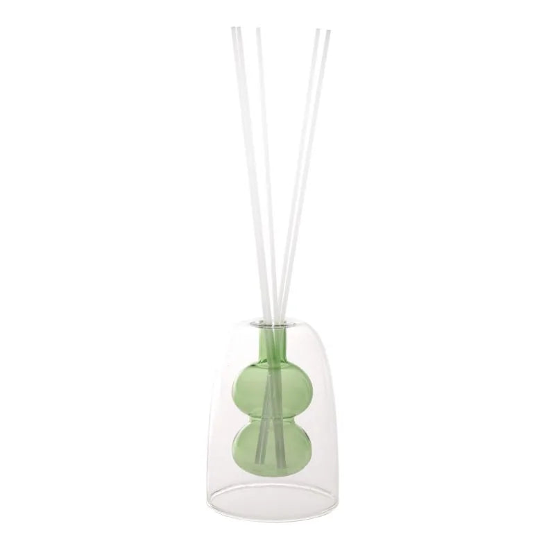 Difusor de fragancia Mini Bubble de color verde con forma redonda.