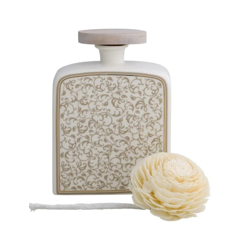 Difusor de fragancia Rizos de Hada de Brandani en porcelana, con diseño delicado.
