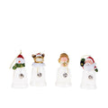 Packshot de 12 campanitas navideñas decorativas Brandani, cada una con 11 cm de altura y diseños surtidos.