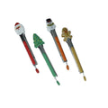 Pack de 24 pinzas decorativas navideñas surtidas, cada una con un diseño festivo único.