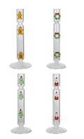 Display de 8 candeleros surtidos de cristal Brandani.