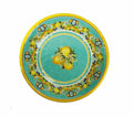 Ensaladera de melamina de 35 cm, colección Citrus, con un diseño vibrante de cítricos sobre fondo blanco.