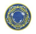 Ensaladera redonda de cerámica azul con el nombre Citrus Blu, diámetro 27,5 cm.