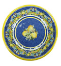 Ensaladera Citrus Blu de cerámica azul con 35 cm de diámetro.