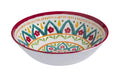 Ensaladera Maya de melamina de 28 cm, con un diseño moderno y funcional.
