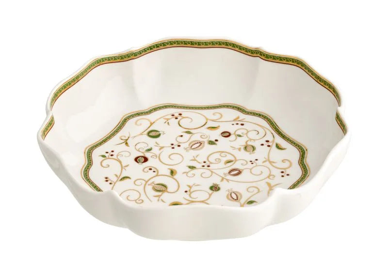 Ensaladera redonda de 24,5 cm de la colección 'Tempo Di Festa' de Brandani Gift Group, con diseño italiano.