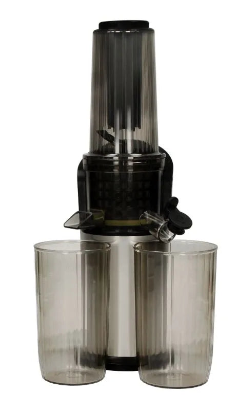 Exprimidor eléctrico King de Brandani Gift Group en color blanco, con tapa y cono.
