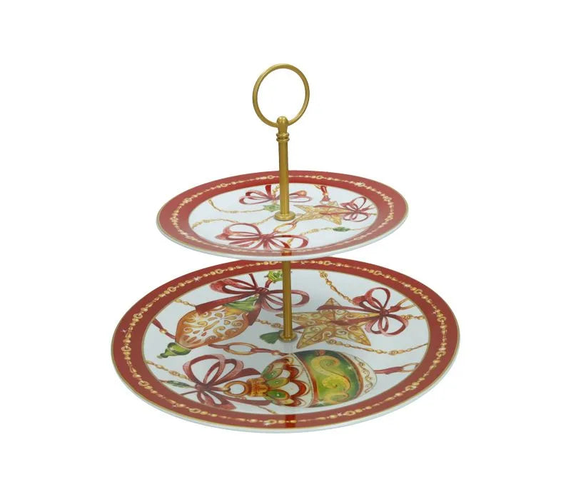Fuente de 2 pisos "Gioco Di Luci" de Brandani Gift Group con diseño italiano.