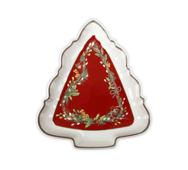 Fuente de cerámica con forma de árbol, colección Carol, Brandani Gift Group.