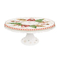 Fuente con pie Racconti, bandeja decorativa de diseño italiano de Brandani Gift Group.