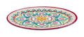 Fuente oval Maya de melamina de 35,5 cm con diseño italiano.